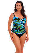 Talm Beach Twist Front Tankini - Black