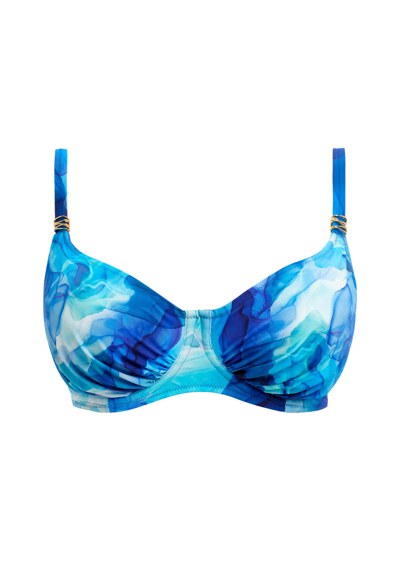 Saunton Sands Full Cup Bikini - Dazzling Blue