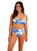 Kefalonia Uw Plunge Bikini - Tranquil Blue