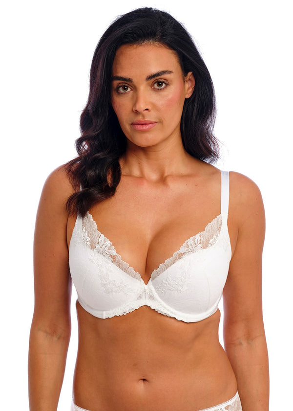 Most Divine Uw Plunge Bra - White