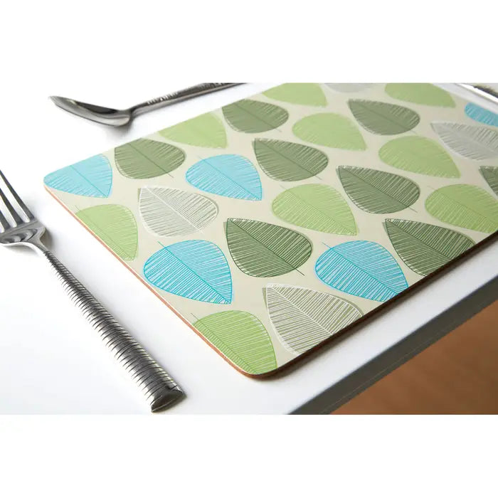 Green Leaf Placemats - Set of 4