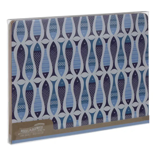 Blue Fish Placemats - Set of 4
