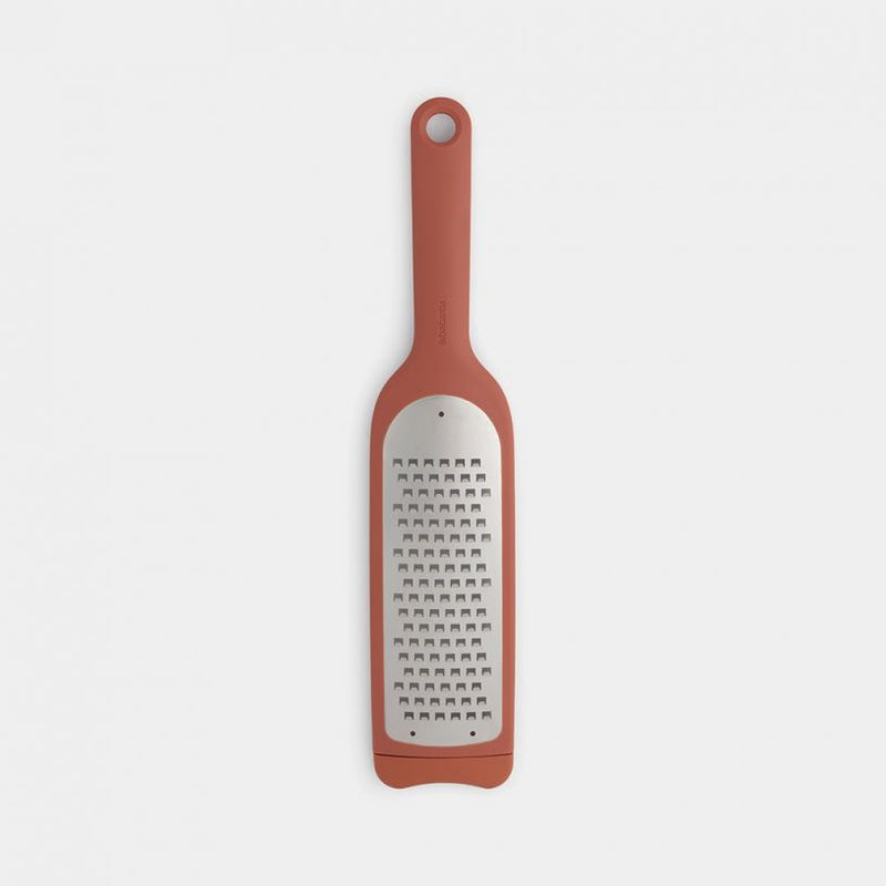 Tasty+ Coarse Grater plus Cover Terracotta Pink
