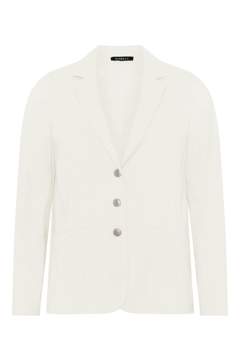 Emilia 64Cm Jacket - Cream
