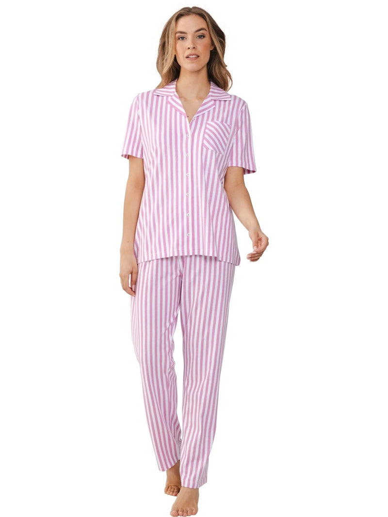 Button Pyjama - Dark Pink