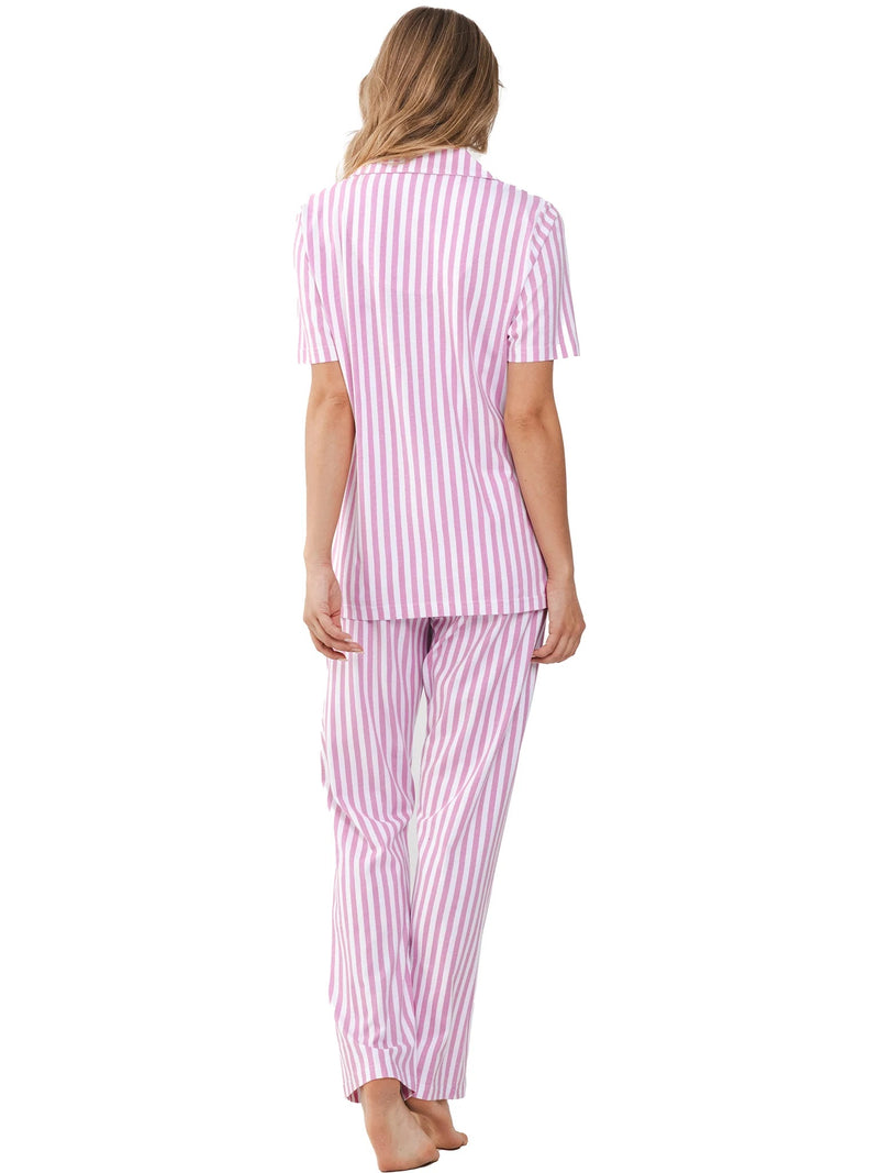 Button Pyjama - Dark Pink