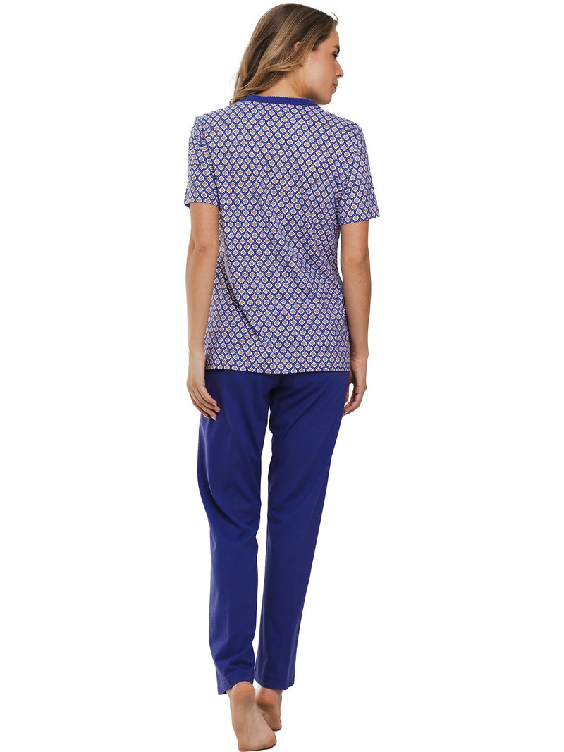 Button Pyjama - Dark Blue