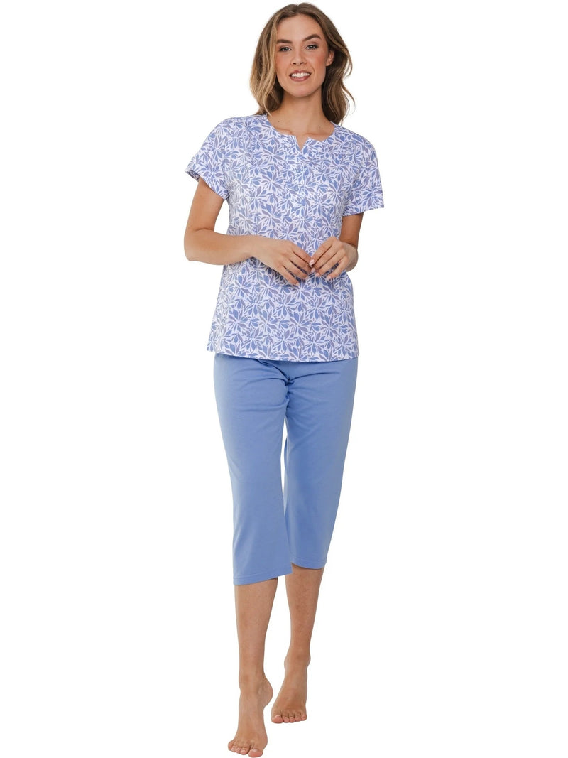 Button Pyjama - Blue