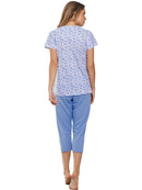 Button Pyjama - Blue