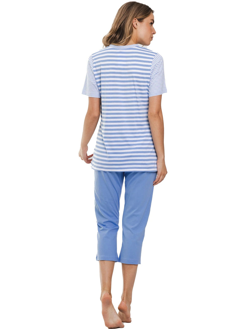 Button Pyjama - Blue