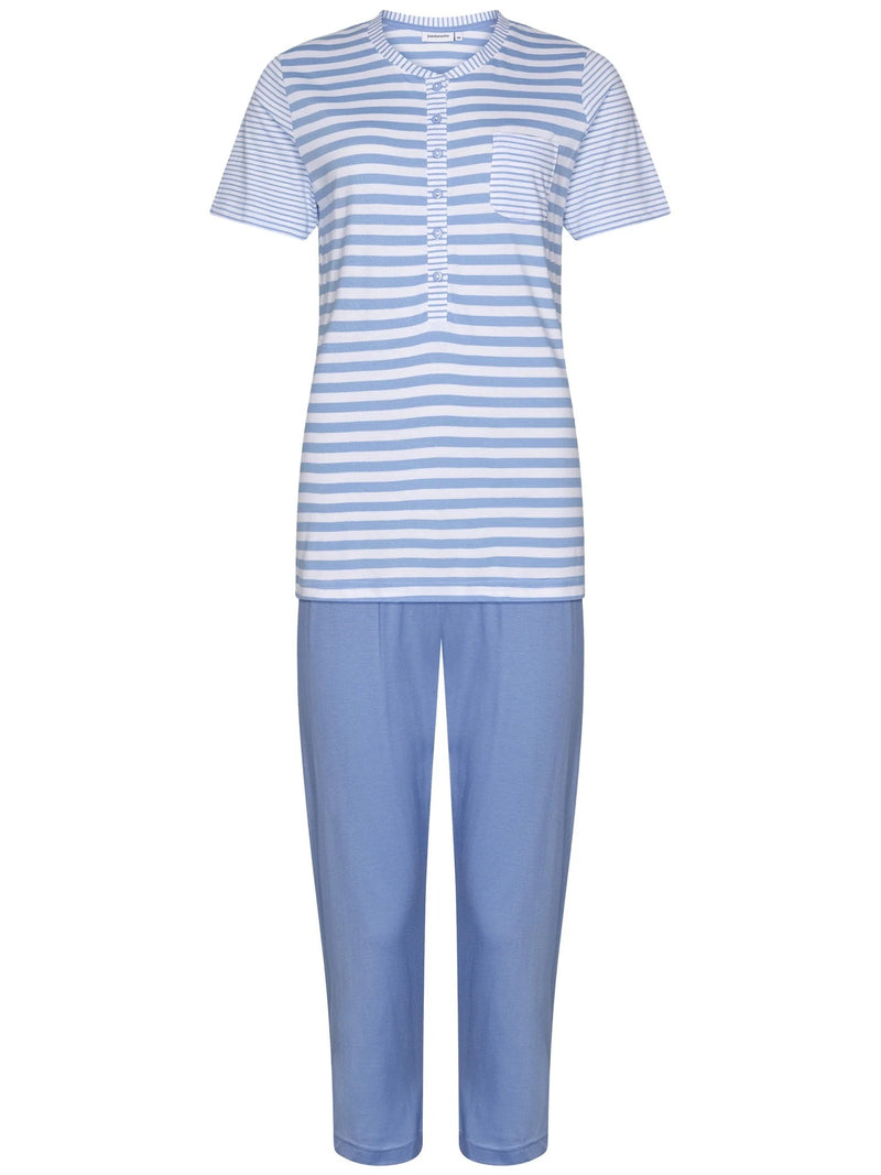 Button Pyjama - Blue