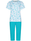 Button Pyjama - Turquoise