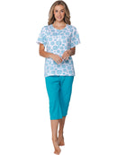 Button Pyjama - Turquoise