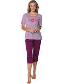 Capri Pyjama - Dark Red
