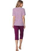 Capri Pyjama - Dark Red