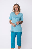 Capri Pyjama - Turquoise