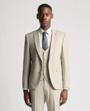 Mario Mix & Match Slim Fit Suit Jacket - Stone