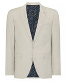 Pablo Mix & Match Tapered Fit Suit Jacket - Stone
