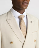 Double Breasted Marino Jacket - Stone