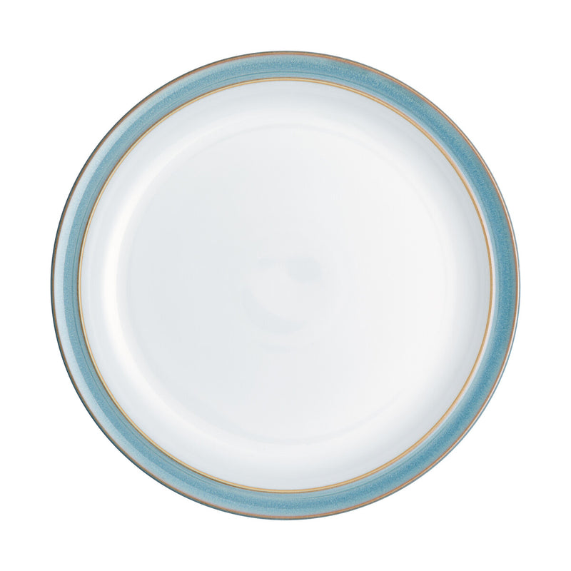 Azure Rimmed Dinner Plate