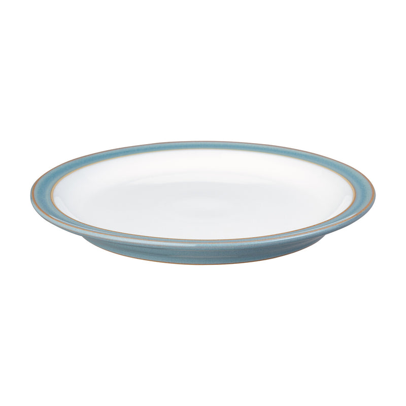 Azure Rimmed Dinner Plate