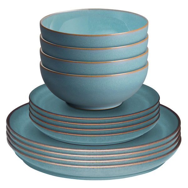 Azure Coupe 12 Piece Tableware Set