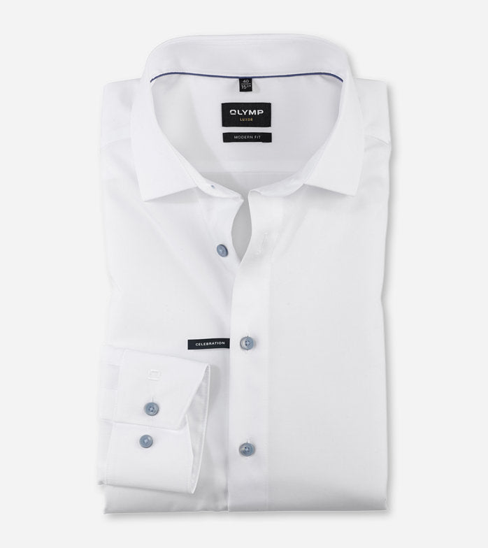 Luxor Modern Fit Shirt - Smoke Blue
