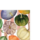 Pack of 20 Cocktail Napkins - Pumpkin & Stripes