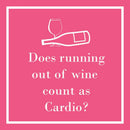 Pack of 20 Cocktail Napkins - Cardio