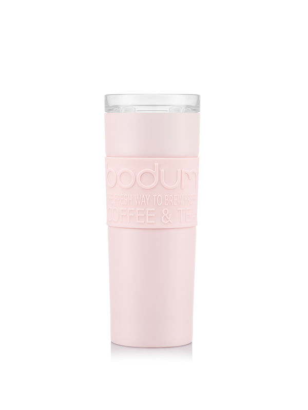 Travel Mug 0.45L with Clear Lid - Strawberry