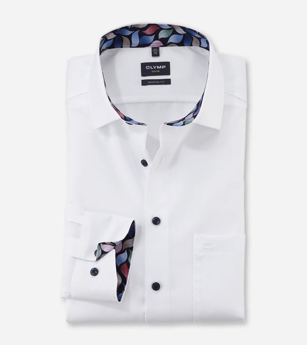 Luxor Modern Fit Shirt - White