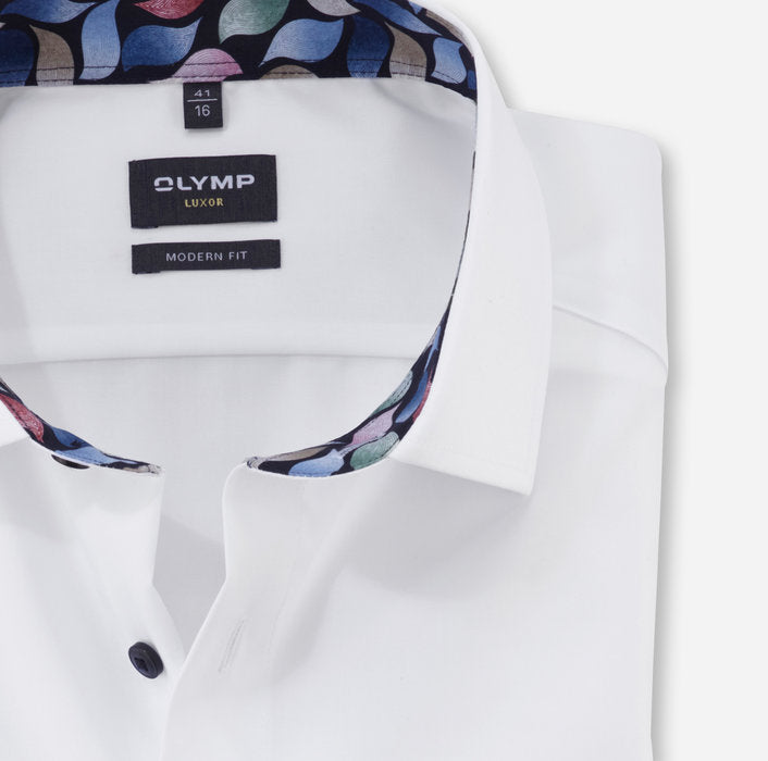 Luxor Modern Fit Shirt - White