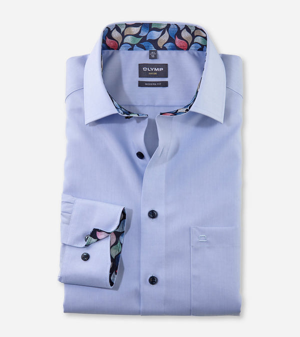 Luxor Modern Fit Shirt - Blue