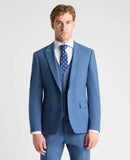 Tapered Fit Peppe Suit Jacket - Air Force Blue