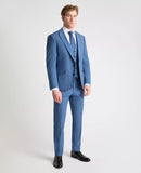 Tapered Fit Peppe Suit Jacket - Air Force Blue