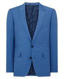 Tapered Fit Peppe Suit Jacket - Air Force Blue