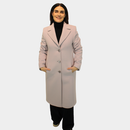 Stitch Pocket Coat - Mushroom