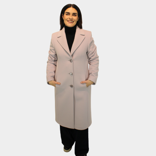 Stitch Pocket Coat - Mushroom