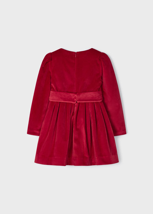 Velvet Dress - Red