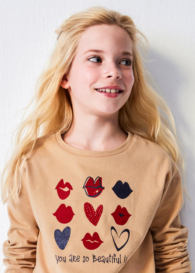 Long Sleeve Graphic T-Shirt - Cookie