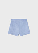 Faux Suede Shorts - French Blue