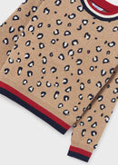 Printed Knit Trouser Set - Cookie