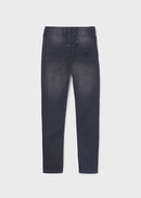 Soft Denim Joggers - Dark Grey