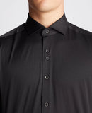 Tapered Fit Frank Shirt - Black