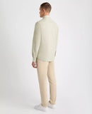 Linen Blend Tapered Fit Frank Shirt - Lime Green