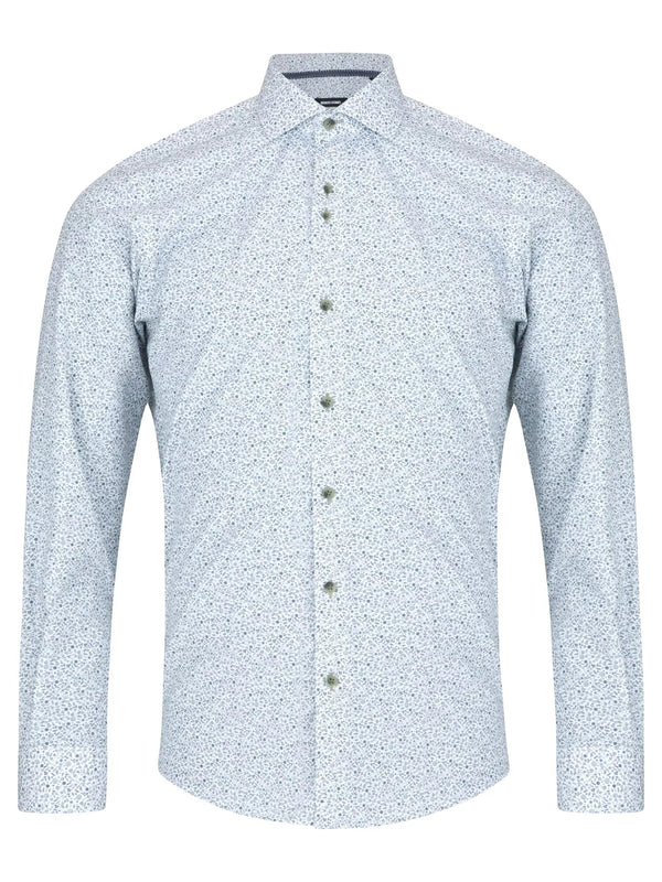 Tapered/Sf Frank Shirt - Light Green Grey