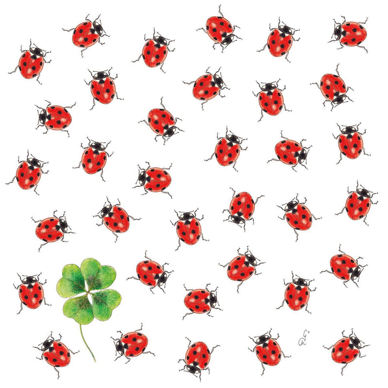 Pack of 20 Napkins - Bugs