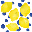 Pack of 20 Napkins - Lemon & Dots