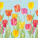 Pack of 20 Napkins -  Happy Tulips