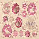 Pack of 20 Napkins - Easter Rose